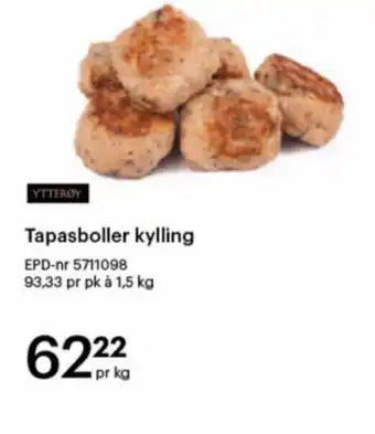 Storcash Tapasboller kylling tilbud
