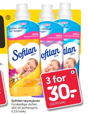 Rusta Softlan tøymykner tilbud