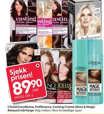 Rusta Casting creme gloss hårfarge tilbud