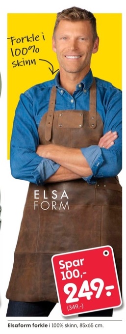 Rusta Elsaform forkle tilbud