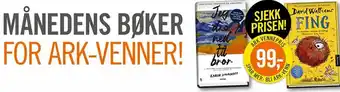 Ark Bokhandel Månedens Bøker For Ark-Venner tilbud