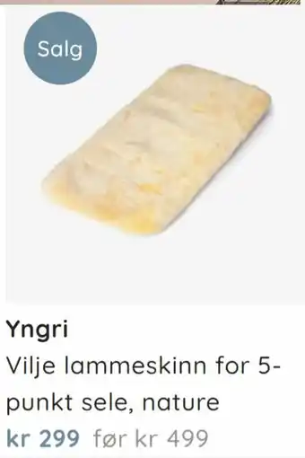 Vilje Lammeskinn for 5-Punkt Sele, Nature