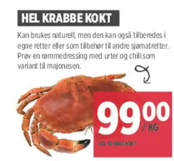 Jacobs Hel Krabbe Kokt tilbud