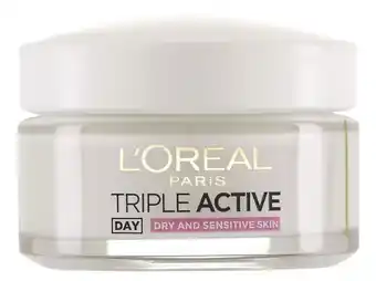 Rusta Dagkrem l'oréal triple active tilbud