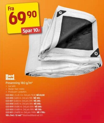 Jula Presenning 180 g/m² tilbud