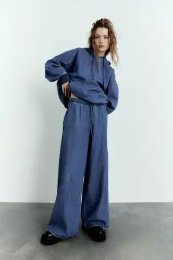 Bukse trf jogger wide leg