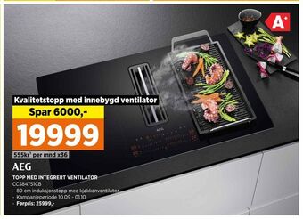 POWER Topp med integrert ventilator tilbud