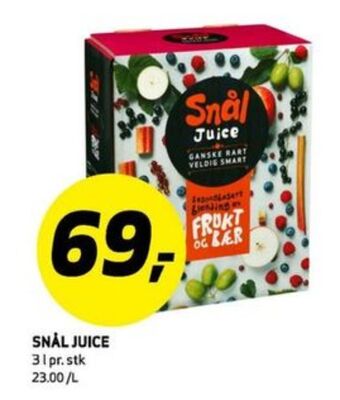 Bunnpris Snål juice tilbud