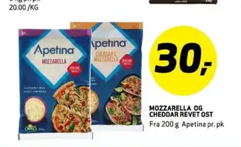 Bunnpris Apetina revet ost tilbud