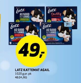 Bunnpris Latz kattemat tilbud