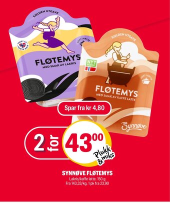 Coop Extra Synnove Flotemys tilbud