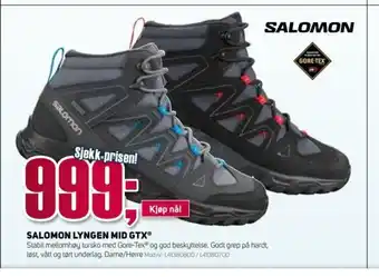 Sport 1 Salomon Lyungen Mid GTX tilbud