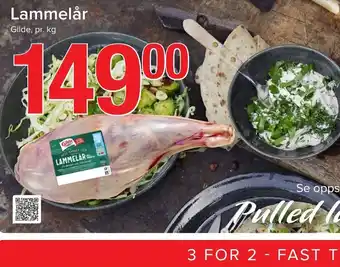 Spar Lammelår Glide tilbud