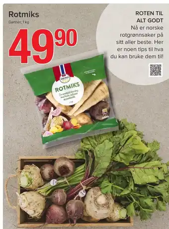 Spar Rotmiks Gartner 1 kg. tilbud