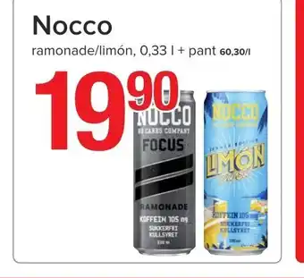 Spar Nocco ramonade/ limón 0.33 L tilbud