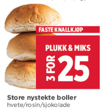 Meny Store Nystekte Boller tilbud