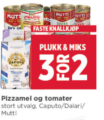 Meny Pizzamel Og Tomater tilbud