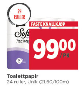 Meny Toalettpapir tilbud