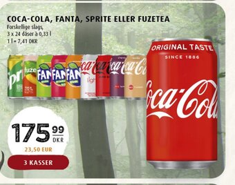 Scandinavian Park Coca-Cola, Fanta, Sprite eller Fuzetea tilbud