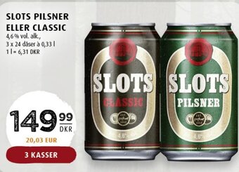 Slots Pilsner eller Classic