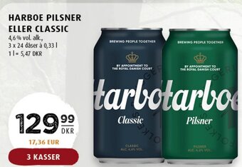Scandinavian Park Harboe Pilsner eller Classic tilbud