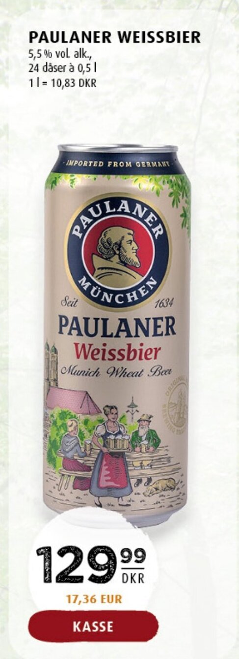 Scandinavian Park Paulaner Weissbier tilbud