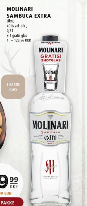 Scandinavian Park Molinari Sambuca Extra tilbud