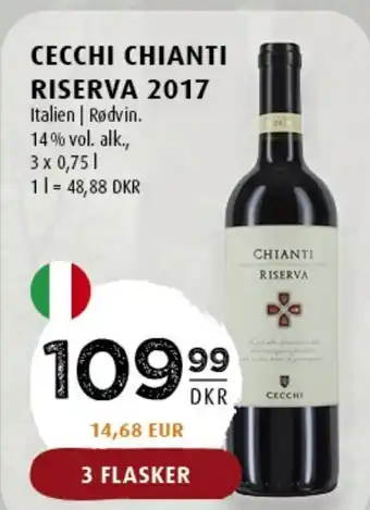 Scandinavian Park Cecchi Chianti Riserva 2017 tilbud