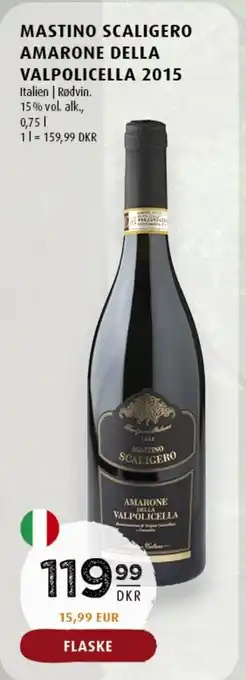 Scandinavian Park Mastino Scaligero Amarone Della Valpolicella 2015 tilbud