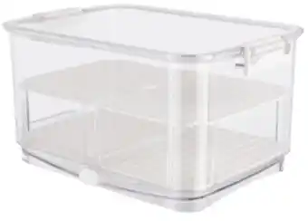 Clas Ohlson Kjøleskapsoppbevaring, frukt og grønt, duo large, 4,8 l tilbud