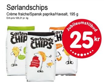 Joker Sørlandschips chips tilbud