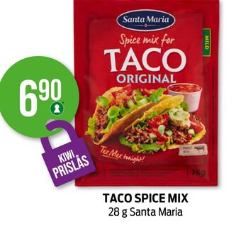 Kiwi Santa maria kryddermix tilbud