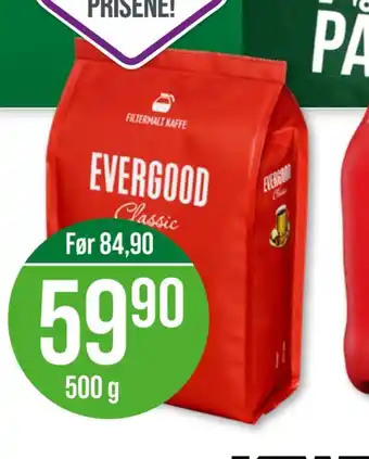 Kiwi Classic kaffebønner tilbud
