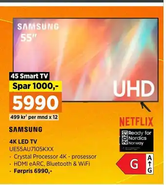 POWER Samsung 45 smart tv tilbud