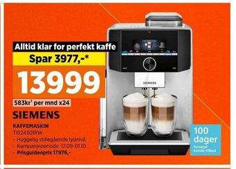 POWER Kaffemaskin tilbud