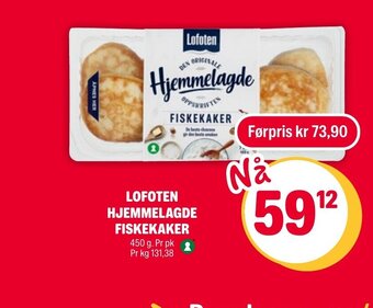 Coop Extra Lofoten Hjemmelagde Fiskekaker tilbud