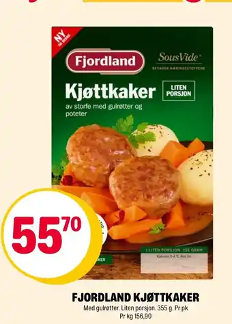 Coop Extra Fjordland Kjøttkaker tilbud