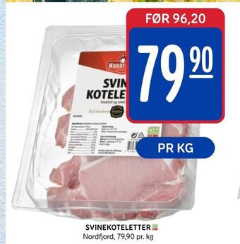 Rema 1000 Svinekoteletter tilbud