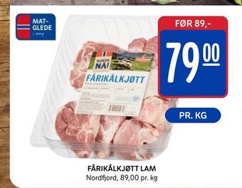 Rema 1000 Fårikålkjøtt lam tilbud