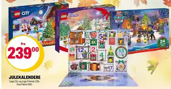 Coop Extra Julekalendere Lego City tilbud