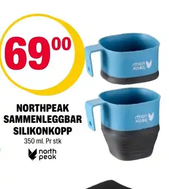 Coop Extra Northpeak Sammenleggbar Silikonkopp tilbud