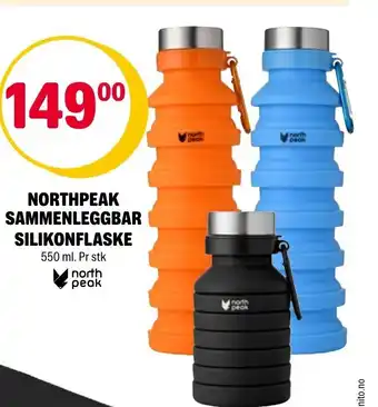 Coop Extra Northpeak Sammenleggbar Silikonflaske tilbud