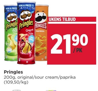 Meny Pringles tilbud