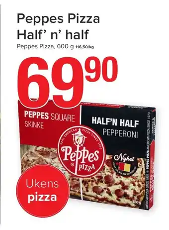 Spar Peppes Pizza Half'n' half tilbud