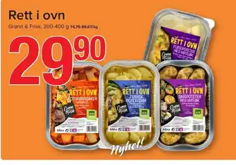 Spar Rett i ovn Grøn & Frisk tilbud