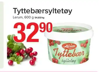 Tyttebærsyltetøy Lerum