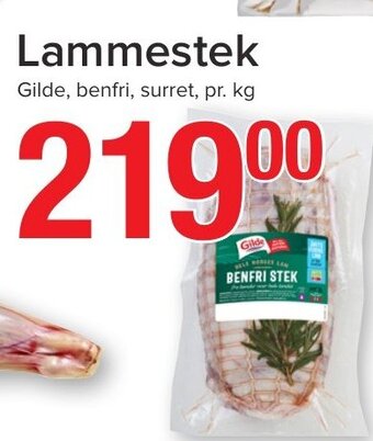 Spar Lammestek Gilde benfri, surret tilbud