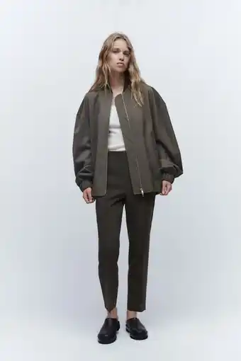 ZARA Minimal high waist bukse tilbud