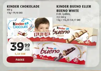 Scandinavian Park Kinder Chokolade Kinder Bueno Eller Bueno white tilbud