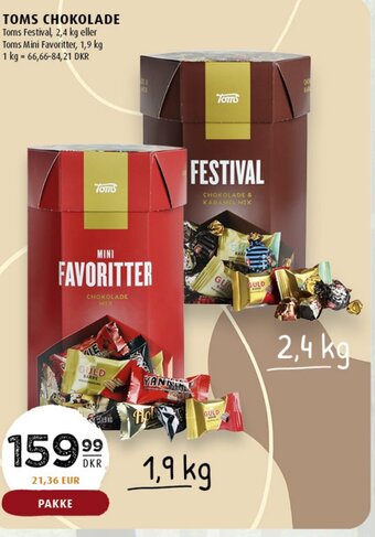 Scandinavian Park Toms Chokolade tilbud